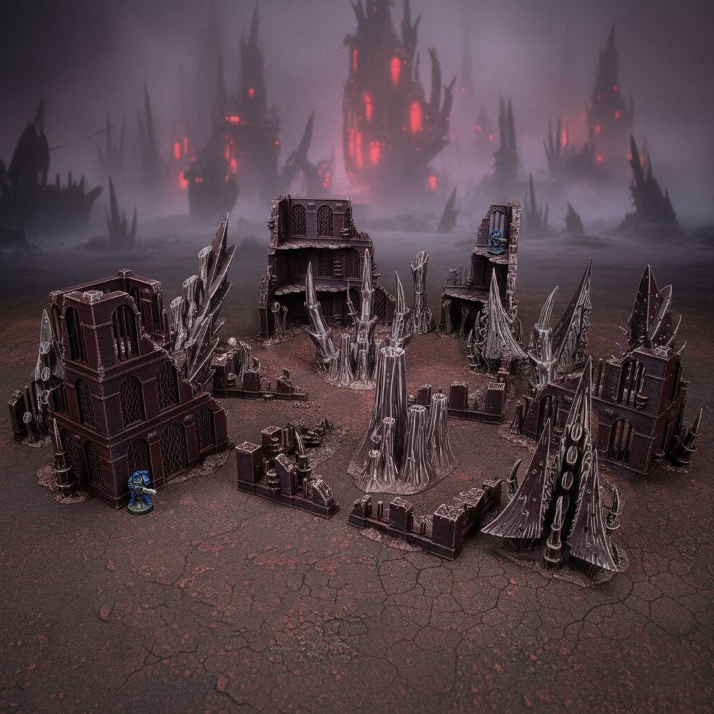 Full Alien Hive World Set B - Fat Dwarf