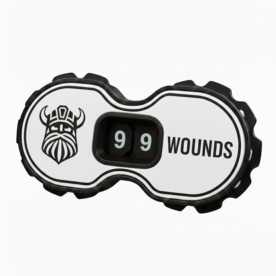 0 - 99 Table top Wound Tracker - Fat Dwarf