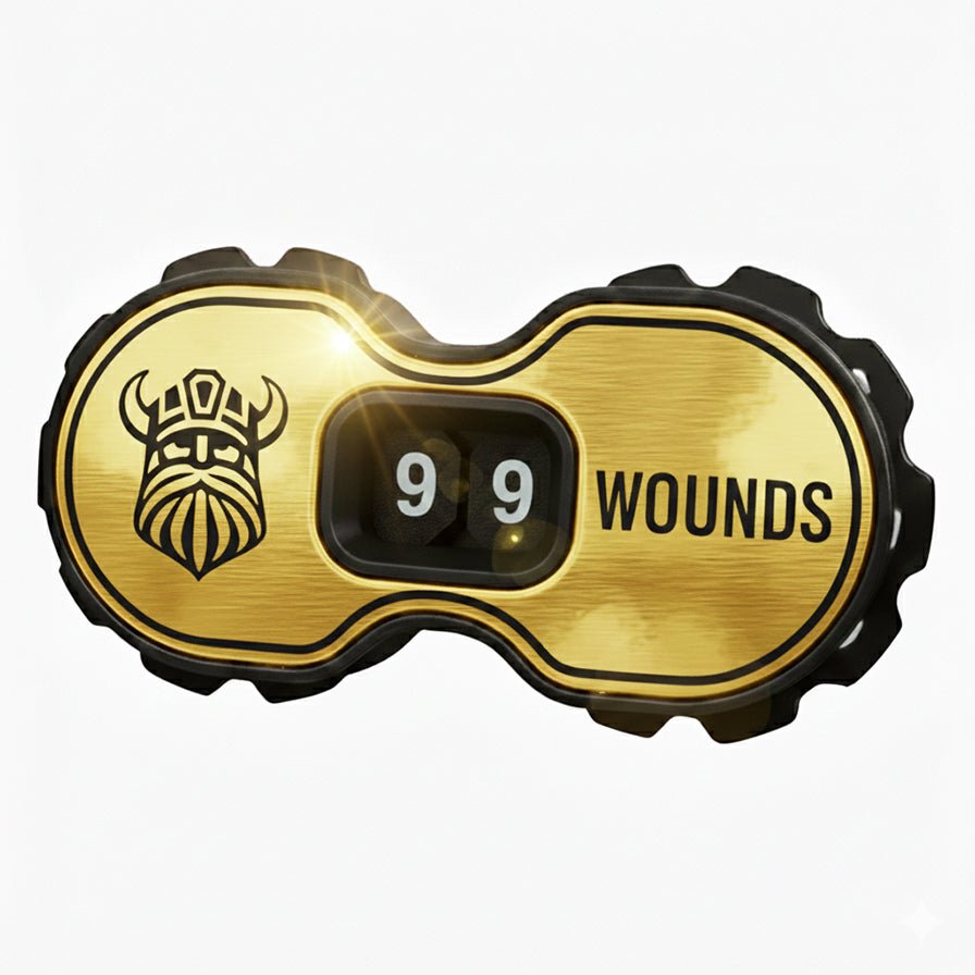 0 - 99 Table top Wound Tracker - Fat Dwarf