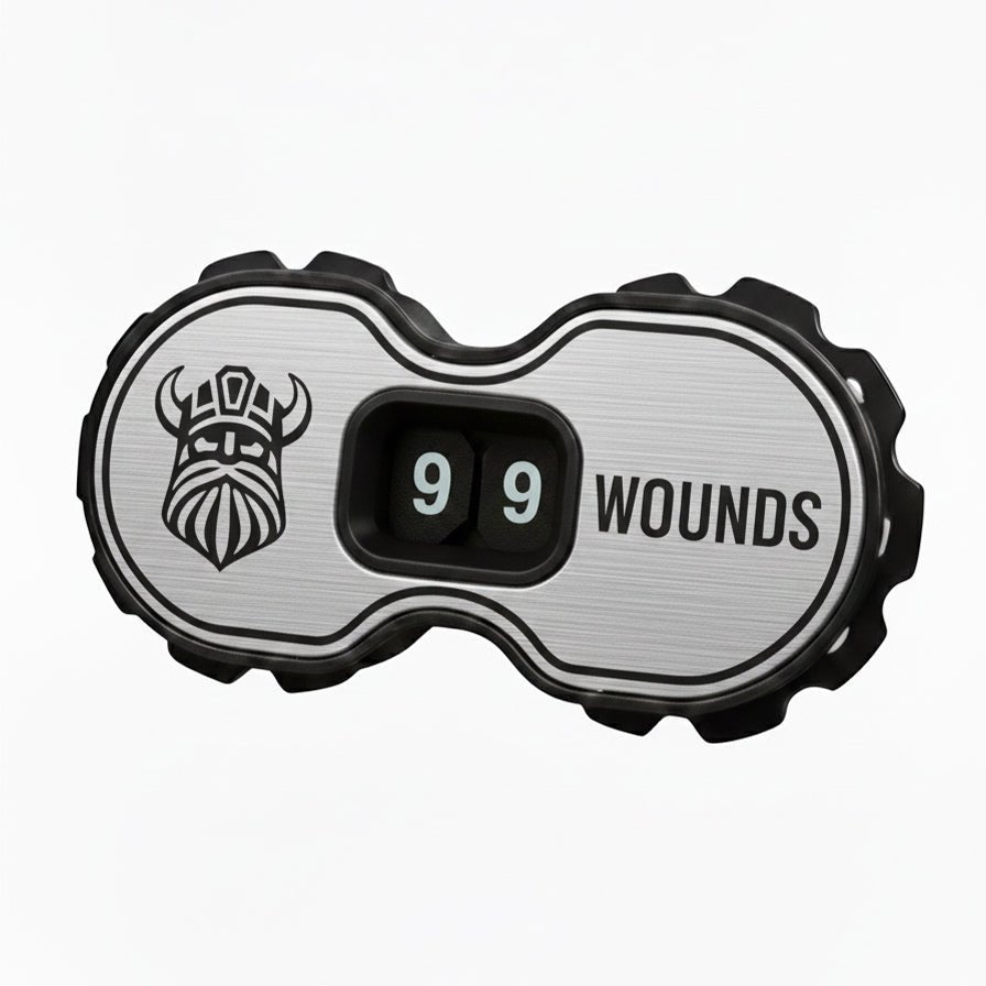 0 - 99 Table top Wound Tracker - Fat Dwarf