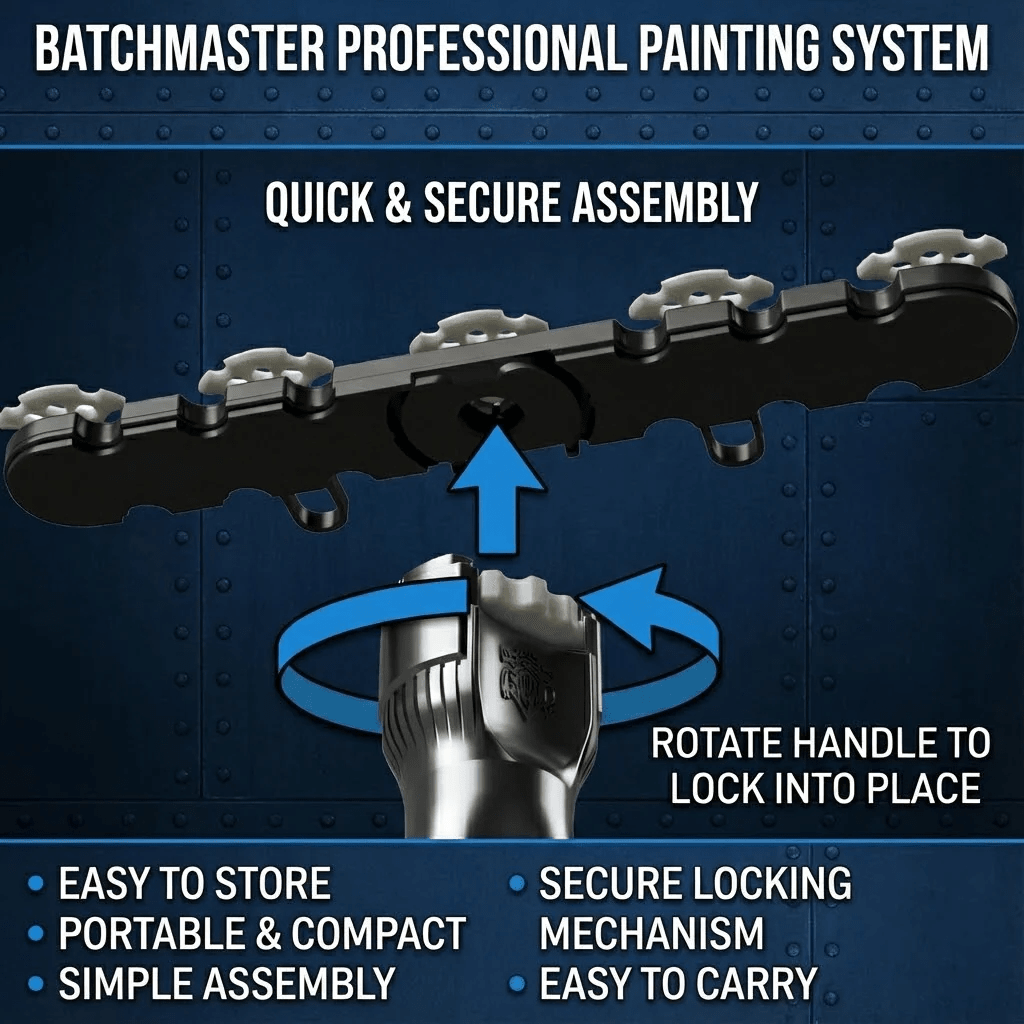 BATCHMASTER™ V2 - 360* Rotating Spray Stick Paint Handle - Fat Dwarf