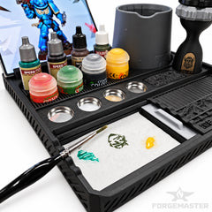 Hobby Forge PRO: Modular wet palette, Paint, Tool Station and paint handle set
