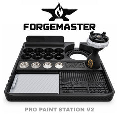 Hobby Forge PRO: Modular wet palette, Paint, Tool Station and paint handle set